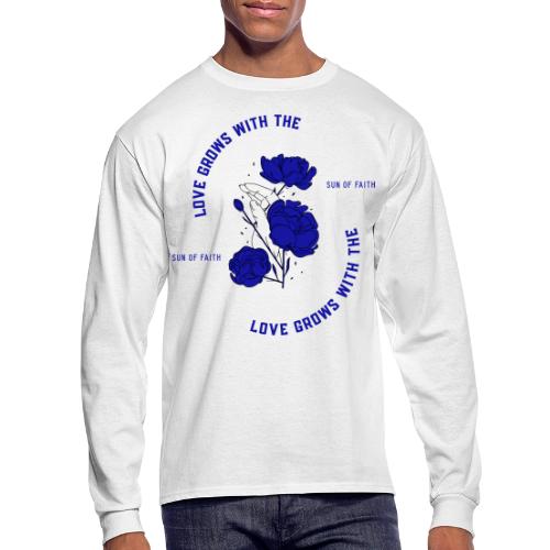 Love Grows With The Sun Of Faith - Men's Long Sleeve T-Shirt