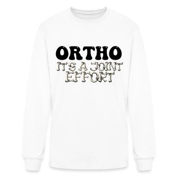 Ortho It's A Joint Effort - Men's Long Sleeve T-Shirt - white - Front