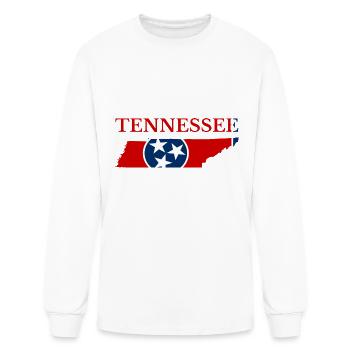 Tennessee State, United States - Men's Long Sleeve T-Shirt - white - Front