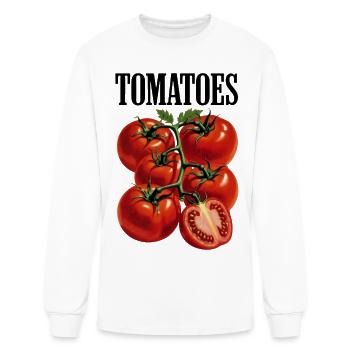 Tomatoes - Men's Long Sleeve T-Shirt - white - Front