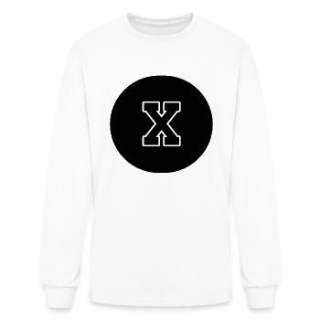 Greek Number 10 - X / Black and White Ten - Men's Long Sleeve T-Shirt - white - Front