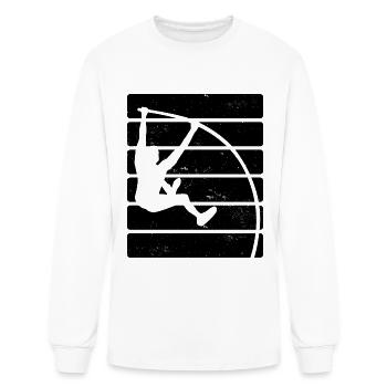 pole vault - Men's Long Sleeve T-Shirt - white - Front