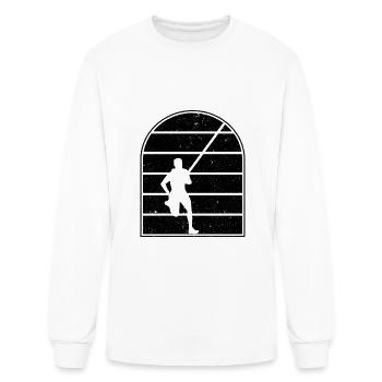 Pole-vaulting - Men's Long Sleeve T-Shirt - white - Front