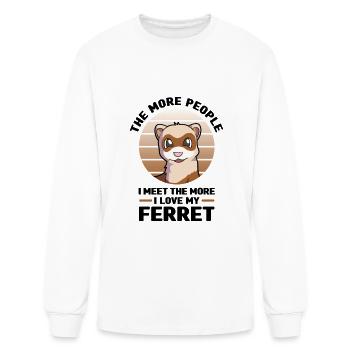 ferrets - Men's Long Sleeve T-Shirt - white - Front