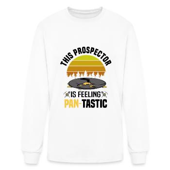 Panning for gold - Men's Long Sleeve T-Shirt - white - Front