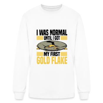 Panning for gold - Men's Long Sleeve T-Shirt - white - Front