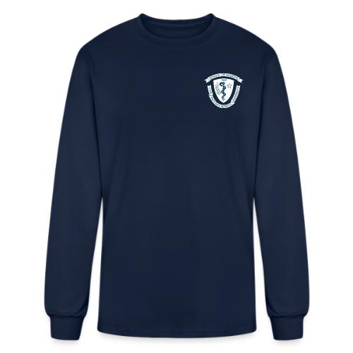 med school shield rev - Men's Long Sleeve T-Shirt