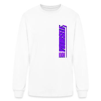 Know Yourself - Men's Long Sleeve T-Shirt - white - Front