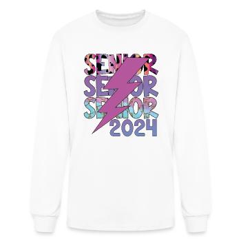 Senior 2024 - Men's Long Sleeve T-Shirt - white - Front