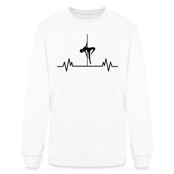 Pole Dance Dancer Pole Dance Dancing Dance Gift - Men's Long Sleeve T-Shirt - white - Front
