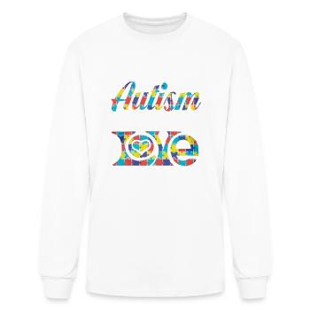Autism Is Proof That No Words - Men's Long Sleeve T-Shirt - white - Front