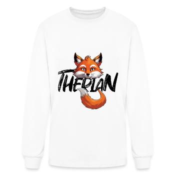 Therian Fox Alter Otherkin Therian - Men's Long Sleeve T-Shirt - white - Front