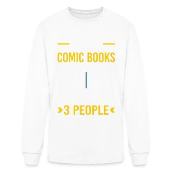3 People Comic Books Comics - Men's Long Sleeve T-Shirt - white - Front