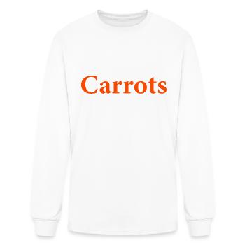 carrots - Men's Long Sleeve T-Shirt - white - Front