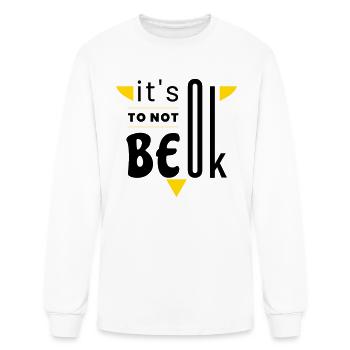 It's ok to not be ok - Men's Long Sleeve T-Shirt - white - Front