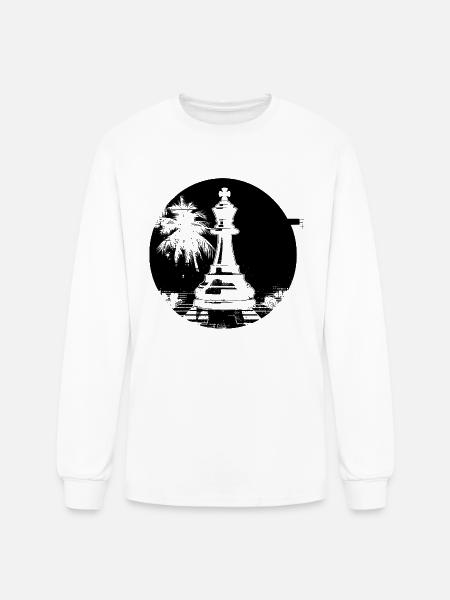Chess Piece - Men's Long Sleeve T-Shirt - white