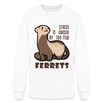 Ferrets - Men's Long Sleeve T-Shirt - white - Front