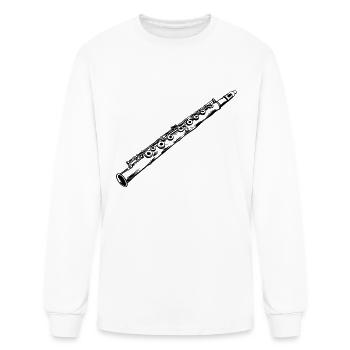 Flute - Men's Long Sleeve T-Shirt - white - Front