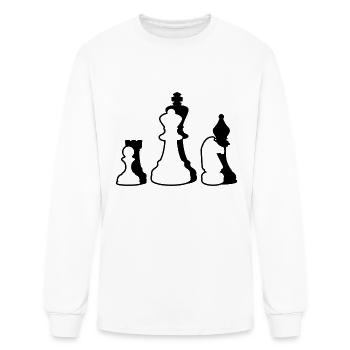Chess Match - Men's Long Sleeve T-Shirt - white - Front