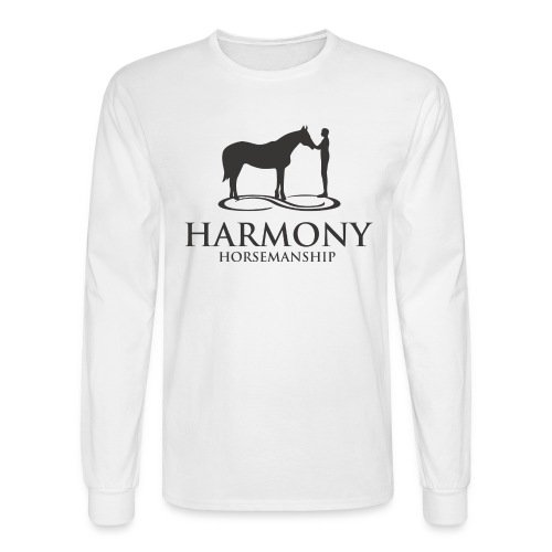 Harmony Horsemanship Blac - Men's Long Sleeve T-Shirt
