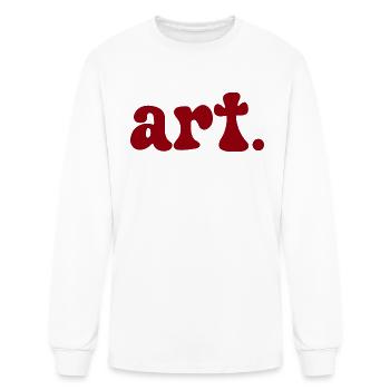 Art Typography - Artist - Men's Long Sleeve T-Shirt - white - Front