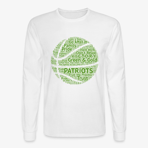 Pats Basketball Green - Men's Long Sleeve T-Shirt