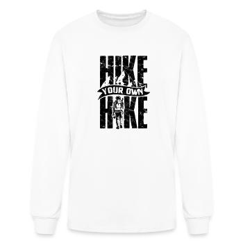 Hike Your Own Hike - Hiking - Men's Long Sleeve T-Shirt - white - Front