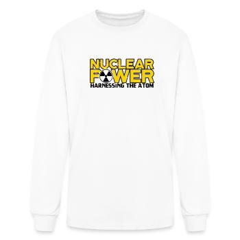 Nuclear Power: Harnessing the Atom - Nuclear - Men's Long Sleeve T-Shirt - white - Front