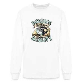 Livres - la réalité virtuelle originale - Livre - T-shirt à manches longues Homme - blanc - Devant