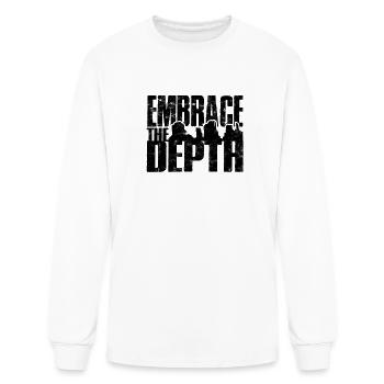 Embrace the Depth - Canyon - Men's Long Sleeve T-Shirt - white - Front