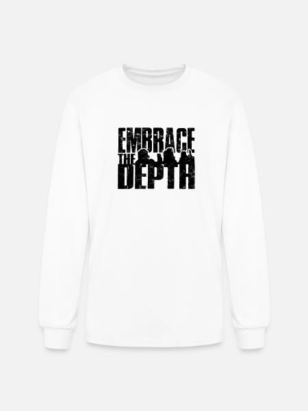 Embrace the Depth - Canyon - Men's Long Sleeve T-Shirt - white