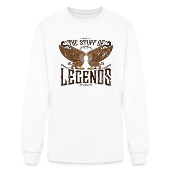 The stuff of legends - Legend - Men's Long Sleeve T-Shirt - white - Front