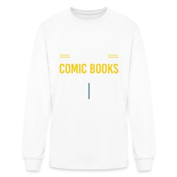 Smart People Comic Books Comics - Men's Long Sleeve T-Shirt - white - Front