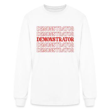Demonstrator Presenter Teacher Educator Lecturer - Men's Long Sleeve T-Shirt - white - Front