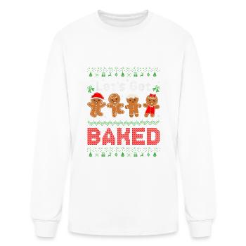 Let's Get Baked - Men's Long Sleeve T-Shirt - white - Front