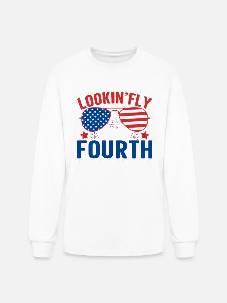 4th of july - Men's Long Sleeve T-Shirt - white