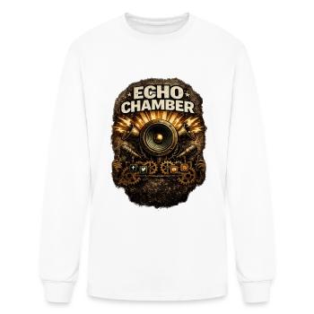 Retro Social Media & Free Speech Design - Men's Long Sleeve T-Shirt - white - Front