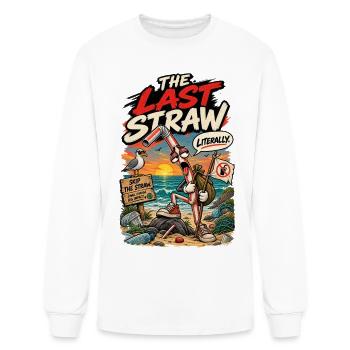 The Last Straw - Men's Long Sleeve T-Shirt - white - Front