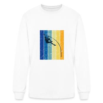 Pole Vaulting Pole Vault Retro - Men's Long Sleeve T-Shirt - white - Front