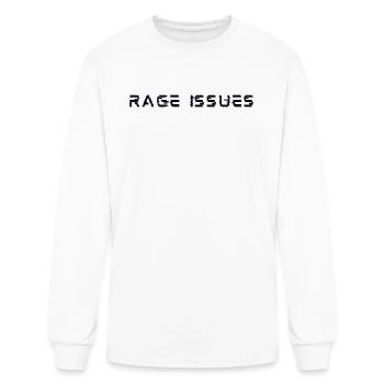 Rage Issues - Men's Long Sleeve T-Shirt - white - Front