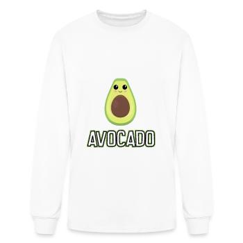 Carnival costume avocado - Men's Long Sleeve T-Shirt - white - Front
