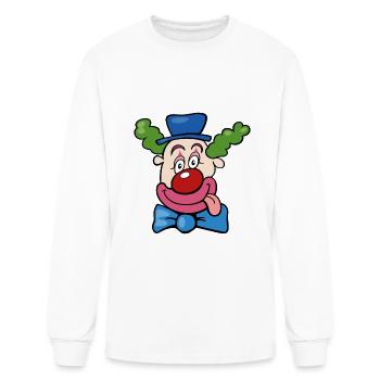 Carnival costume funny clown - Men's Long Sleeve T-Shirt - white - Front