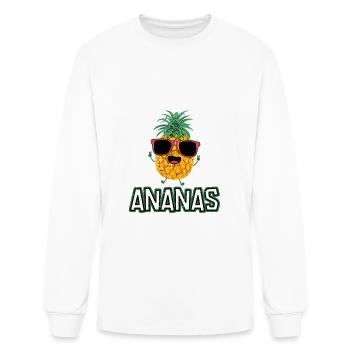 Carnival costume pineapple - Men's Long Sleeve T-Shirt - white - Front