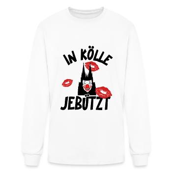 Carnival costume Kölle Alaaf Herz Köln now - Men's Long Sleeve T-Shirt - white - Front