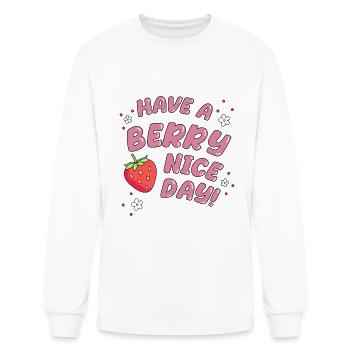 Have a berry nice day ! - Men's Long Sleeve T-Shirt - white - Front
