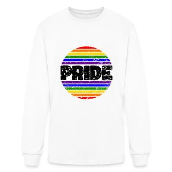 Pride LGBT Love wins, we are queer and proud - Men's Long Sleeve T-Shirt - white - Front