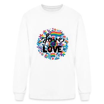 Pride LGBT Love wins, we are queer and proud - Men's Long Sleeve T-Shirt - white - Front