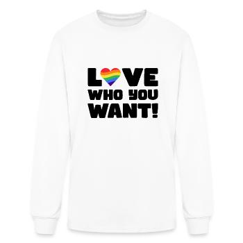 Pride LGBT Love wins, we are queer and proud - Men's Long Sleeve T-Shirt - white - Front