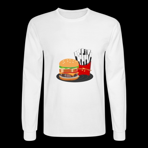 Fast Food Rocks - Men's Long Sleeve T-Shirt