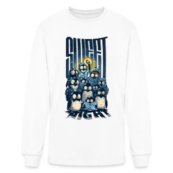 Penguin Pajama Party - Men's Long Sleeve T-Shirt - white - Front